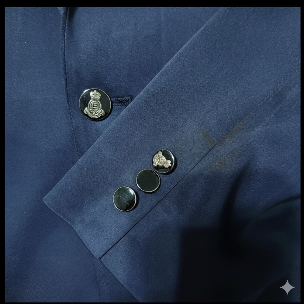 RARE BON Swedish Tailor Blazer - Seclusion-BON-REBUS-CAVE. Midnight Blue. - Picture 3 of 5